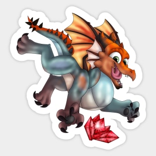 GemBabs: Dragon Soldier (Streaked) Sticker